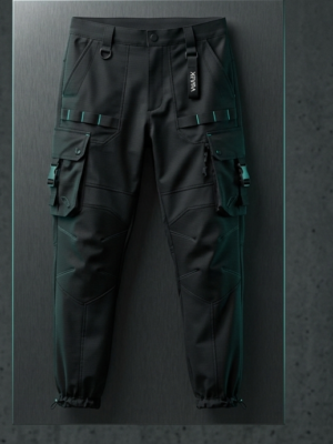 Tech Cargo Pants - Stealth Black