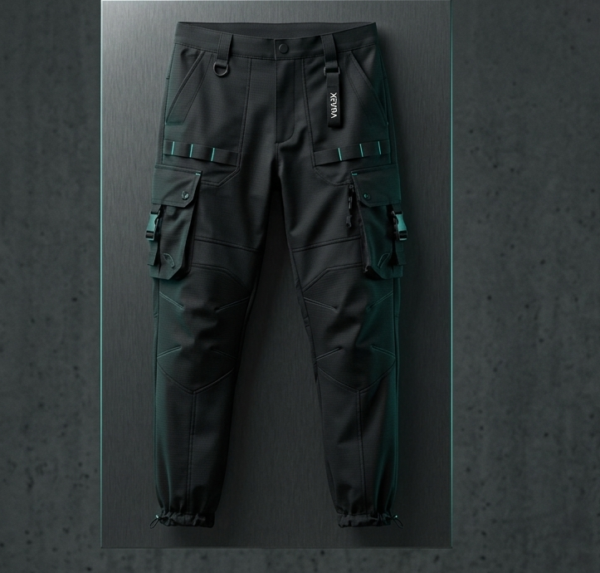 Tech Cargo Pants - Stealth Black